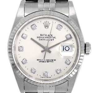 ROLEX Oyster Perpetual Date Just 기계식자동 남성용스틸 36mm 16234G 장롱급